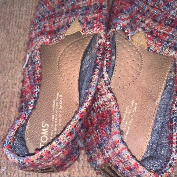 Toms Multicolor Tweed Flats - Picture 7 of 9